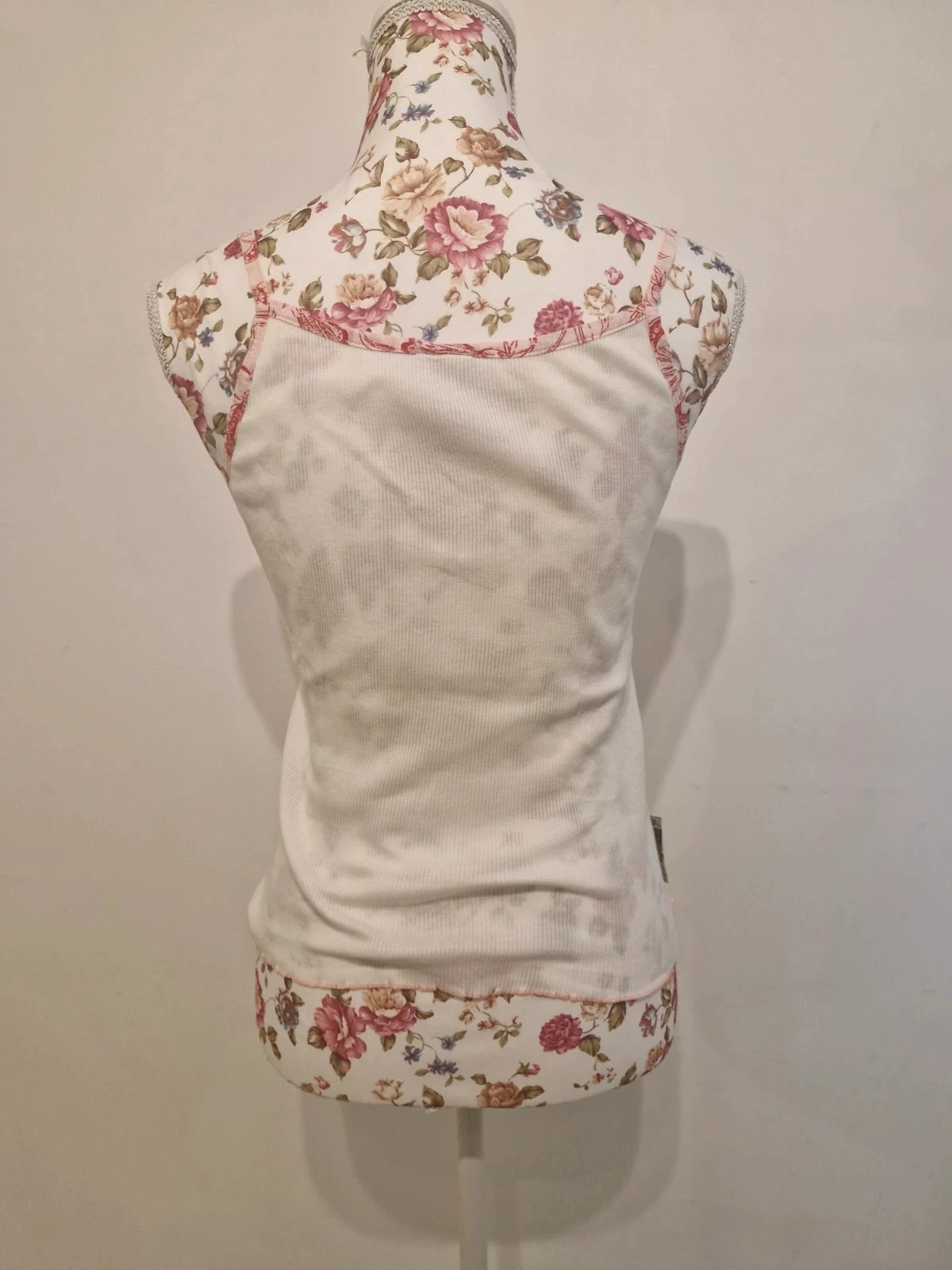 Vestido vintage floral bordado – photo 3